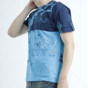 Camiseta de sublimación transpirable de calidad premium Precio razonable Camiseta con estampado de algodón 100% holgado para hombres - Product Image 5