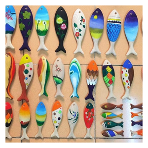 Tambour à poisson en bois décoratif pour la pratique bouddhiste, convient également comme cadeau culturel ou ornement pour la maison - Product Image 1