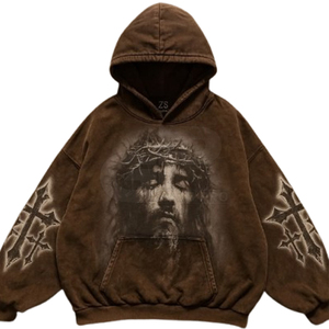 เสื้อฮู้ดดี้ผู้หญิงไซส์ใหญ่ ดีไซน์เองได้ เหมาะสำหรับชุดลำลอง - Product Image 1