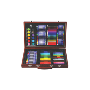 Juego de Arte de madera duradero de 110 piezas de primera calidad para niños Organizado Suministros para artistas jóvenes Excelente elección - Product Image 4