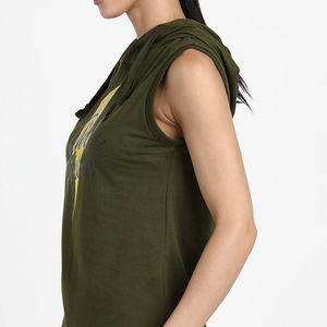 Chaleco deportivo holgado personalizado con capucha, secado rápido, ligero, sin mangas, chaleco atlético para gimnasio - Product Image 5