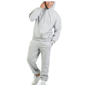 Sweats à capuche de qualité supérieure pour hommes, survêtement en coton polaire avec logo personnalisé brodé pour hommes - Product Image 1