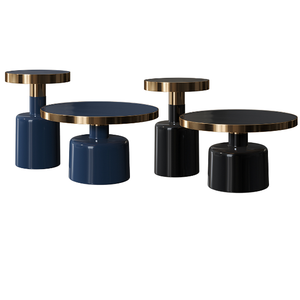 Table basse en bois la plus vendue avec cadre en métal à base de marbre pour meubles de café de restaurant d'hôtel à la maison pour la décoration de salon - Product Image 5