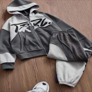 Ensemble de survêtement unisexe sur mesure, taille plus, antibactérien, uni, design 2 en 1, 100% coton, écologique, respirant, sweat-shirt - Product Image 1