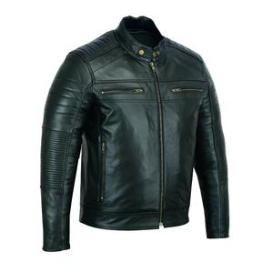 Veste de baseball en cuir sur mesure OEM, taille plus, chaîne, broderie en chenille, veste universitaire vintage pour hommes - Product Image 2