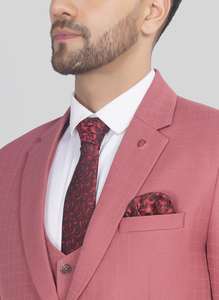 Traje de Hombre Color Rosa Melocotón, Cómodo y a Medida para Bodas, Ceremonias y Celebraciones Formales a un Precio Razonable - Product Image 2