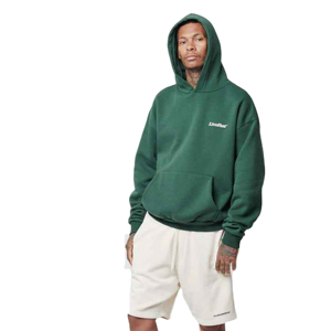 Jersey de mezcla de algodón negro para hombre, sudadera de manga larga con cuello alto, sudaderas con capucha, suéter para hombre - Product Image 2
