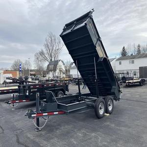 Acheter en gros de remorque à benne basculante robuste 6x12 de qualité supérieure avec des composants de base de moteur à engrenages hydrauliques durables pour la ferme - Product Image 2