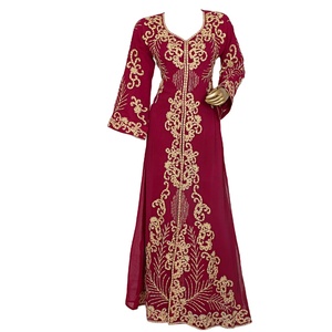 OEM Customise Dubai Muslim <b>Women</b> Design <b>Kaftan</b> Abaya Ethnic Style Dress <b>for</b> Party Wear Handwork Design <b>for</b> Evening Dresses - Product Image 1