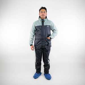 Conjunto de chubasquero impermeable de nailon y PVC de estilo sencillo para niñas, logotipo personalizado, diseño impreso para pescar, montar y viajar, talla XL - Product Image 4