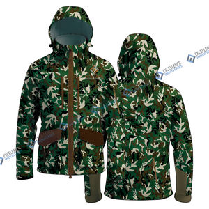 Veste de chasse personnalisée camouflage dernières vestes classiques de grande taille veste de chasse en polyester polaire de chasse - Product Image 3