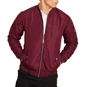 Chaqueta Bomber Negra Estilo Deportivo con Cremallera, Chaqueta de Carreras de Manga Larga para Hombre, Chaqueta Bomber Masculina de la Mejor Calidad, OEM - Product Image 1