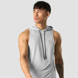 Débardeur à capuche pour homme-Durable et à séchage rapide, adapté aux entraînements intenses et aux routines de fitness - Product Image 1