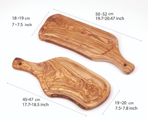 ArtisRaw Planche à découper rectangulaire écologique en bois d'olivier exquis fait à la main Planche à fromage/plateau de service polyvalent - Product Image 2
