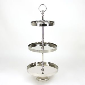 Plateaux en forme d'étoile à 3 niveaux Grand support pour gâteau de Noël Portable METAL Fruits Cupcakes Dessert Platter Cake Stand Offres Spéciales - Product Image 5