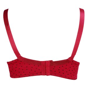 บราผ้าฝ้ายสำหรับผู้หญิง (288) - สีน้ำตาลแดง - Product Image 2