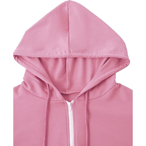 Hooded Cropped <b>Top</b> Women Sexy Short Hoodie Long Sleeve Cotton Pullover Street Fashion Casual Wear Comfort Fit - Product Image 5