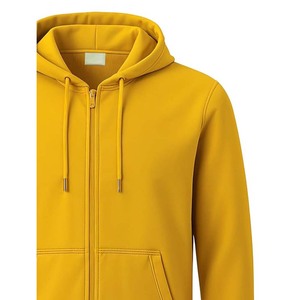 Sudaderas con Capucha para Hombre de Alta Calidad, 100% Algodón/Poliéster, Talla Grande, Ecológicas, Resistentes al Viento, Transpirables, Lisas, Teñidas, con Estampado Digital - Product Image 2