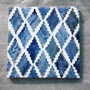 Custom Material Coaster Set Classic Style round Stone Pads for Kitchen Made in India - Product Image 3