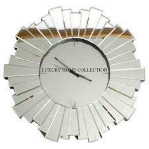 <b>Vintage</b> Round Decorative Glass Wall <b>Clocks</b> with Elegant Antique Details Ideal for Traditional and Sophisticated Homes - Product Image 1