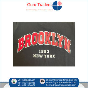 Top corto de manga corta para niñas con cuello redondo de algodón 100% de calidad superior con estampado en el pecho a precio con descuento del proveedor de origen indio - Product Image 2