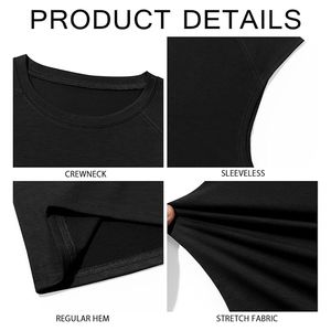 เสื้อกล้ามกีฬาระบายอากาศแห้งเร็วของผู้ชาย: ผ้ากันกลิ่นและความชื้นเพื่อความสดและความสบายตลอดทั้งวัน - Product Image 5