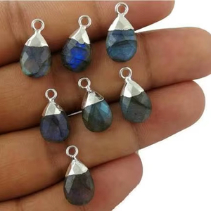 Colliers pendentifs vintage en argent sterling en gros avec plaqué or pour femmes, style bohème pour les fêtes - Product Image 1