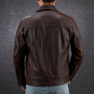 Chaquetas de cuero para hombre Abrigo de cuero y chaqueta de motorista Estilos Chaquetas de cuero para hombre - Product Image 5