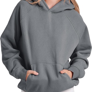 Venta al por mayor Sudaderas de gran tamaño para mujer Sudaderas con capucha de lana Camisas de manga larga Jersey Ropa de otoño con bolsillos - Product Image 2