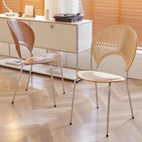 Chaise de salle à manger en bois massif OEM ODM pour bureau, hôtel, villa, projet commercial, vente en gros personnalisée, directement de l'usine