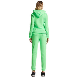Survêtements d'hiver en coton pour femmes tenues décontractées à manches longues avec pantalon de survêtement à capuche respirant et imprimé polaire d'automne de poche - Product Image 5