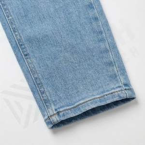 Pantalones Vaqueros Casuales para Mujer, Estilo Recto, Frente Plano, Servicio OEM, Calidad Premium, Precio de Fábrica 2025 - Product Image 6