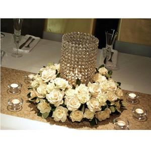 Photophore en cristal/métal argenté le plus vendu pour la maison, mariage, décoration de table de pâques, bougie votive faite à la main - Product Image 2