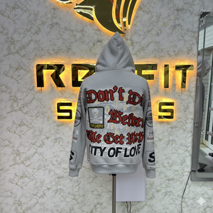 Top <b>Sale</b> Professional Manufacturer Zipper Hoodie Rhinestone Zip up Jacket Acid <b>Wash</b> Vintage <b>Washed</b> Men Fleece Streetwear Hoodie - Product Image 2