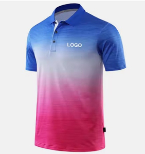 Comfortable Tie <b>Dye</b> polo shirts soft <b>material</b> sustainable anti-wrinkle breathable quick dry trending Tie <b>Dye</b> men's polo shirts - Product Image 1