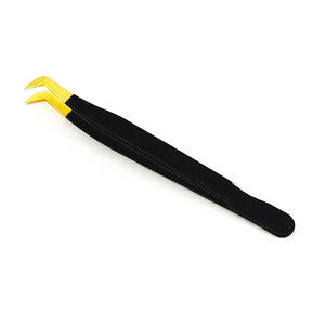 Pinzas de Alta Calidad con Punta de Fibra y Sin Fibra para Profesionales de Salón, Creación de Volumen, Instrumentos de Belleza - Product Image 2