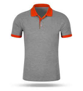 Camisas de Algodón Transpirable de Alta Calidad al por Mayor, Personalizadas, para Hombre, Manga Corta, Estilo Casual, Tejido de Punto, Largo Regular, Color Sólido - Product Image 4