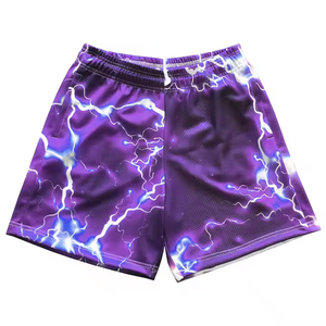 2025 nouveau été décontracté maille shorts pour hommes basket-ball course sport Polyester respirant Sublimation Shorts pour vêtements actifs - Product Image 3