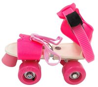 Patins à roulettes réglables pour enfants, double rangée, design quad, châssis en alliage d'aluminium durable, tous usages pour débutants, prêt pour l'été/l'hiver