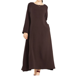 Abaya islamique de qualité supérieure, nouvelle, élégante, respirante, traditionnelle, vintage, longueur cheville, robe musulmane, décontractée, arabe, qatari, turque - Product Image 6