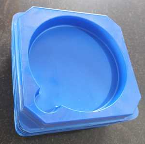Plateaux d'emballage en plastique PVC bleu Solution de stockage écologique - Product Image 3