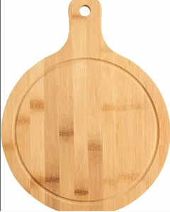Tabla de Pizza Redonda Cuadrada Personalizada de Madera con Mango, Tabla de Cortar de Madera - Product Image 1