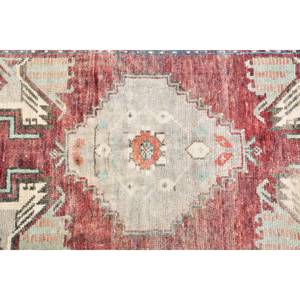 Vintage 17x32ft Rouge Beige Tapis Turc Grande Surface 10mm Épais Laine Latex Support Abstrait Motif pour Entrée Couloir Rectangle - Product Image 5