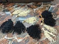 Vente en gros de cuticules vierges birmanes, Extensions de cheveux cambodgiens alignés, Cheveux frisés crépus noirs naturels, Cheveux humains bouclés birmans bruts