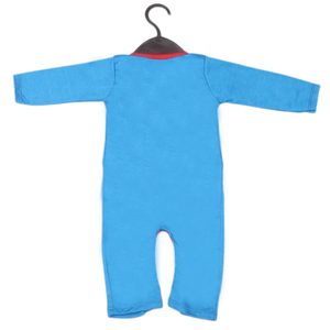 ชุดรอมเปอร์แขนยาวสำหรับเด็กแรกเกิด - สีฟ้าสตีล - Product Image 4