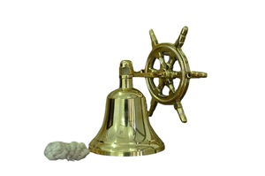 Campanas de templo de latón de metal pulido de alta calidad para decoración del hogar y Puja colores y tamaños personalizables precio bajo - Product Image 6