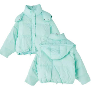 Recién llegado, chaqueta de invierno para mujer, Parka, ropa de abrigo para mujer, chaqueta holgada informal con bolsillos, ropa de mujer con cuello levantado - Product Image 3