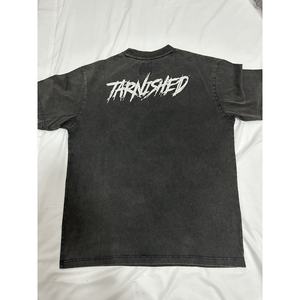 T-shirt personnalisé à épaules tombantes pour hommes Logo imprimé 100% coton T-shirt grande taille T-shirts grands et grands T-Shirt coupe ample - Product Image 1