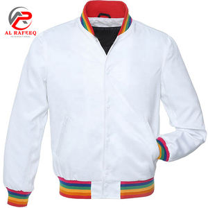 Vêtements pour hommes Streetwear de basketball personnalisé Varsity Jackets Woven Button - Product Image 6