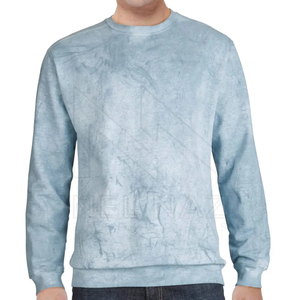 Sudadera para hombre con efecto desgastado y lavado ácido, tejido suave, estilo casual y moderno para streetwear. - Product Image 3